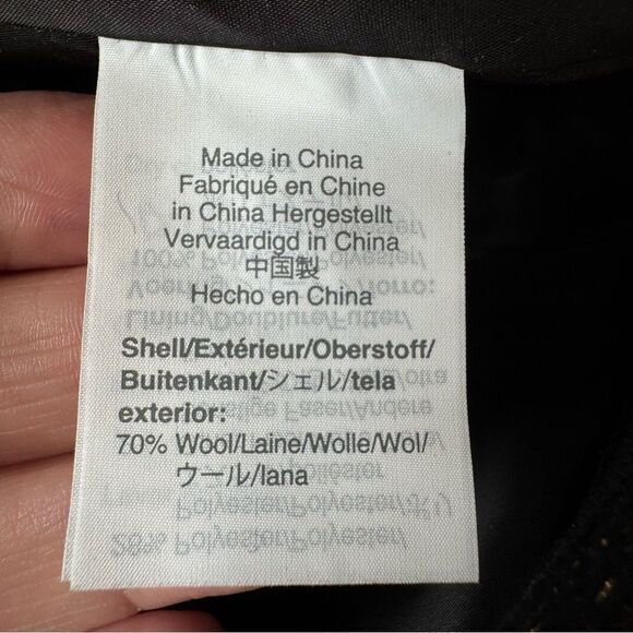 J. CREW No 2 Pencil Skirt in Tinsel Tweed Wool Black Lurex w/ Gold K3053 - Picture 10 of 10